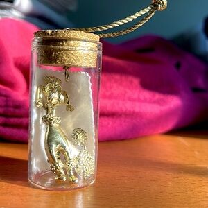 Vintage gold poodle brooch pin collector item